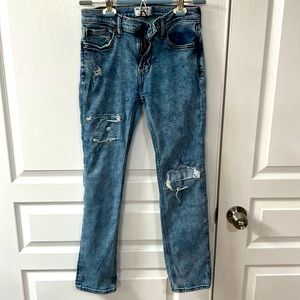 Distressed Size 11/12 Abercrombie Kids Skinny Jeans